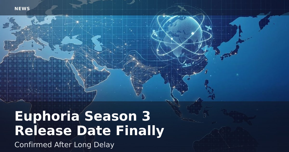 "Euphoria" Season 3 Release Date Finally Confirmed After Long Delay