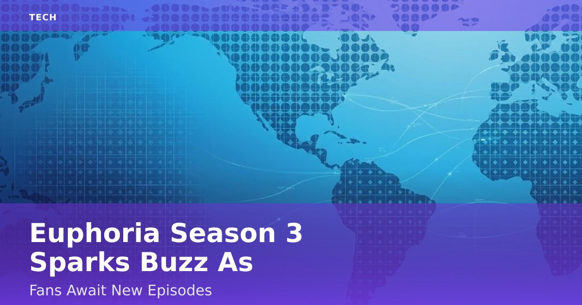 "Euphoria" Season 3 Sparks Buzz As Fans Await New Episodes