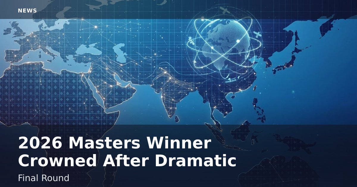 2026 Masters Winner Crowned After Dramatic Final Round