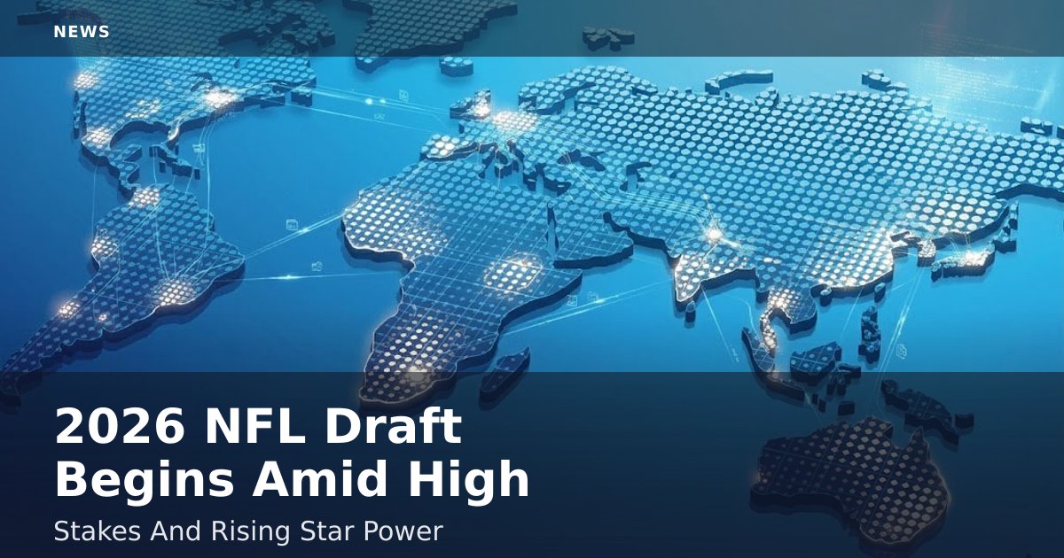 2026 NFL Draft Begins Amid High Stakes And Rising Star Power