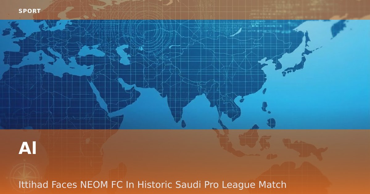Al-Ittihad Faces NEOM FC In Historic Saudi Pro League Match