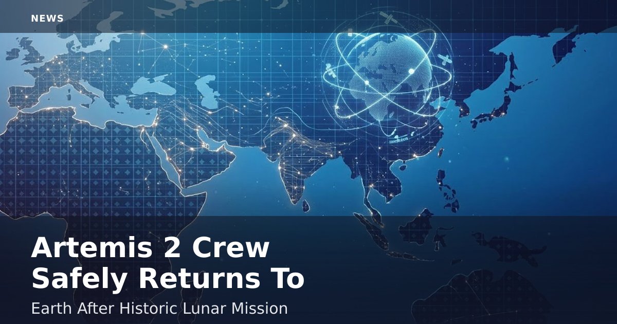 Artemis 2 Crew Safely Returns To Earth After Historic Lunar Mission