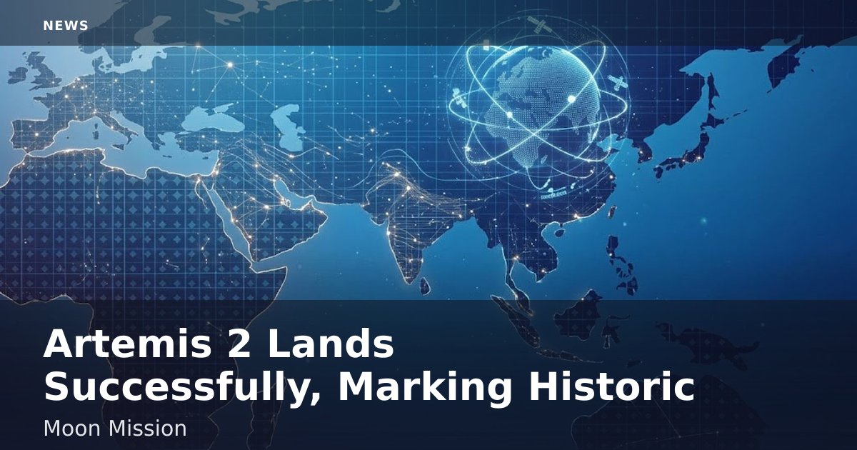 Artemis 2 Lands Successfully, Marking Historic Moon Mission