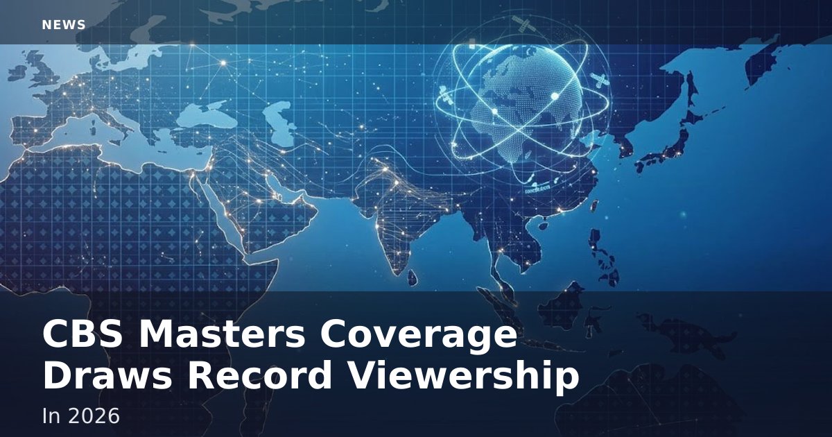 CBS Masters Coverage Draws Record Viewership In 2026