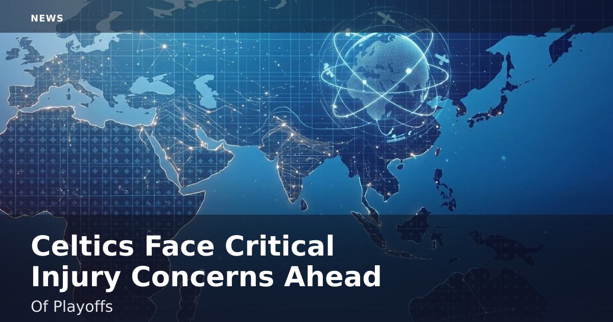 Celtics Face Critical Injury Concerns Ahead Of Playoffs