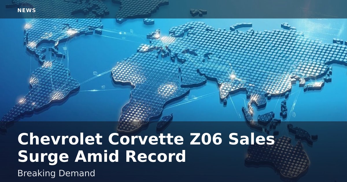 Chevrolet Corvette Z06 Sales Surge Amid Record-Breaking Demand