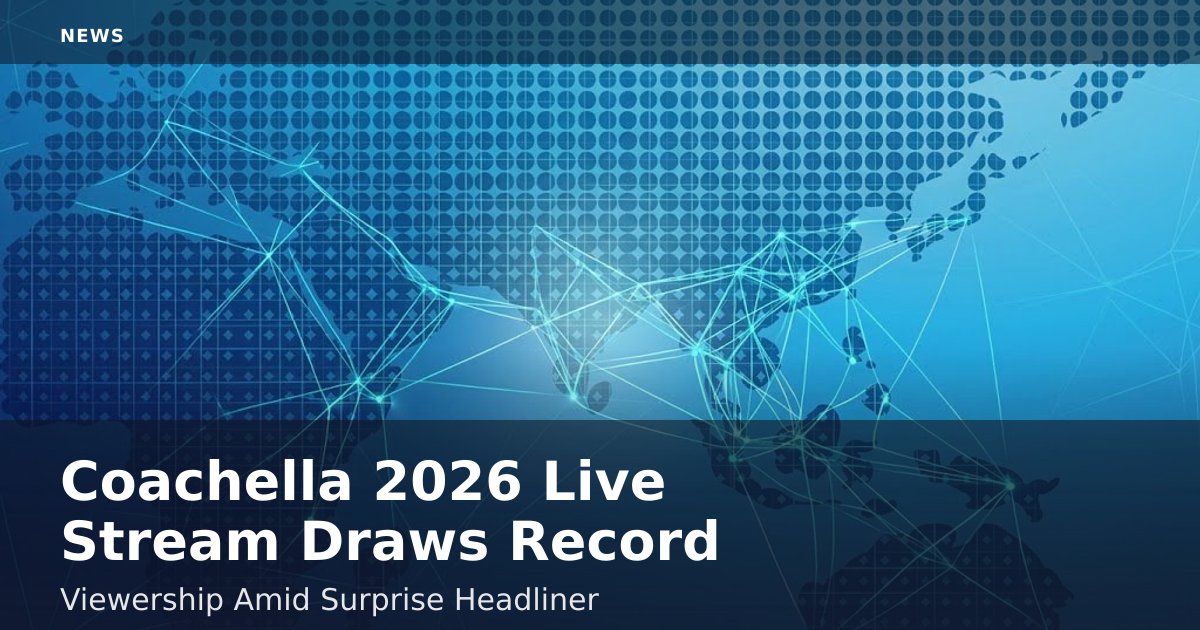 Coachella 2026 Live Stream Draws Record Viewership Amid Surprise Headliner