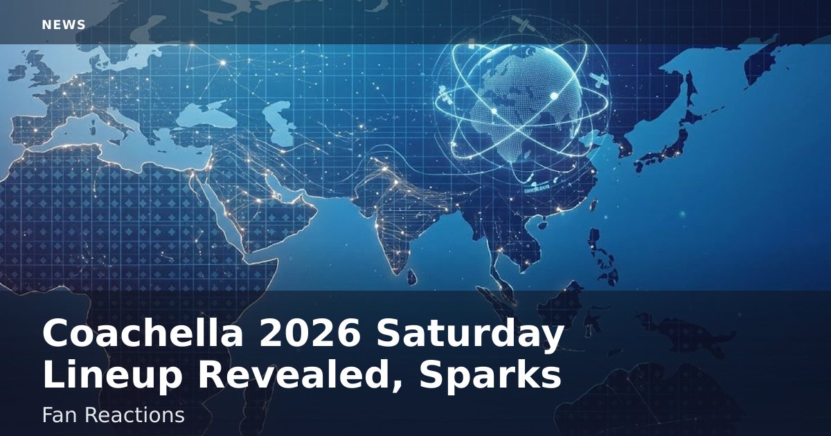 Coachella 2026 Saturday Lineup Revealed, Sparks Fan Reactions