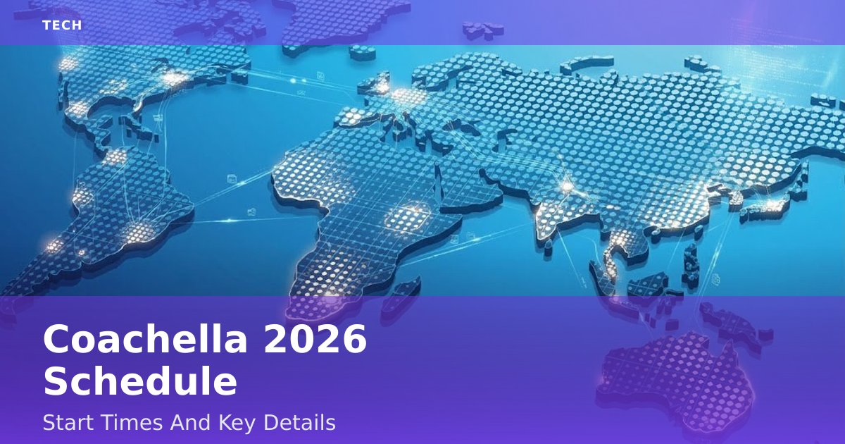 Coachella 2026 Schedule: Start Times And Key Details