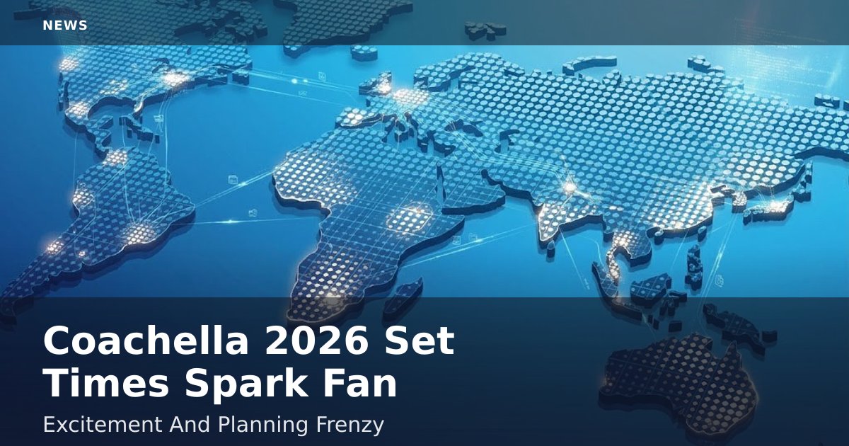 Coachella 2026 Set Times Spark Fan Excitement And Planning Frenzy