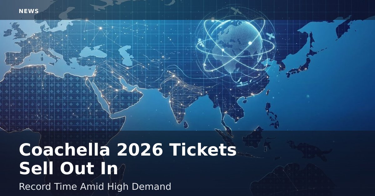 Coachella 2026 Tickets Sell Out In Record Time Amid High Demand