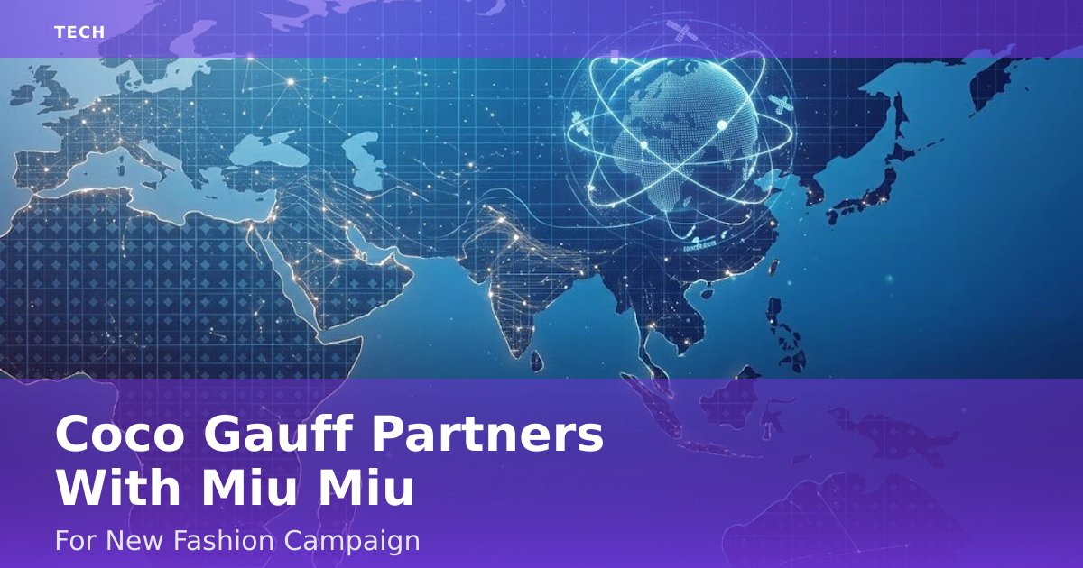 Coco Gauff Partners With Miu Miu For New Fashion Campaign