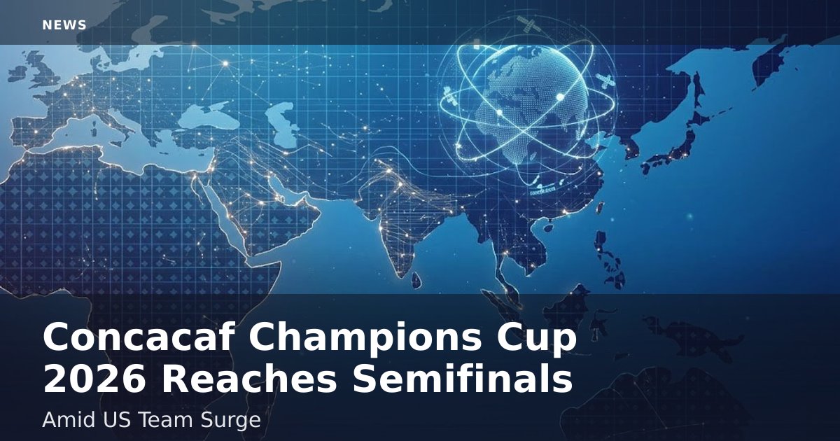 Concacaf Champions Cup 2026 Reaches Semifinals Amid US Team Surge