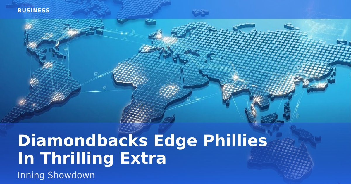 Diamondbacks Edge Phillies In Thrilling Extra-Inning Showdown