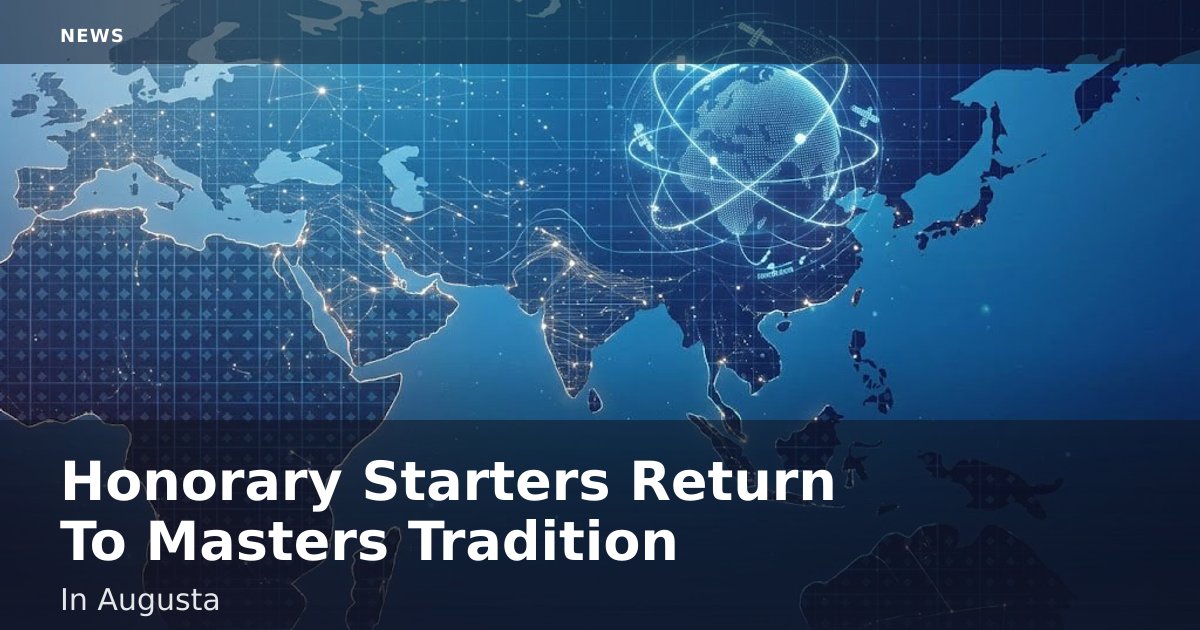 Honorary Starters Return To Masters Tradition In Augusta