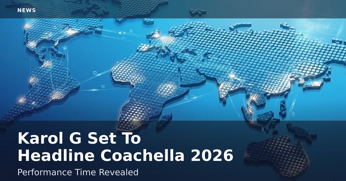 Karol G Set To Headline Coachella 2026: Performance Time Revealed