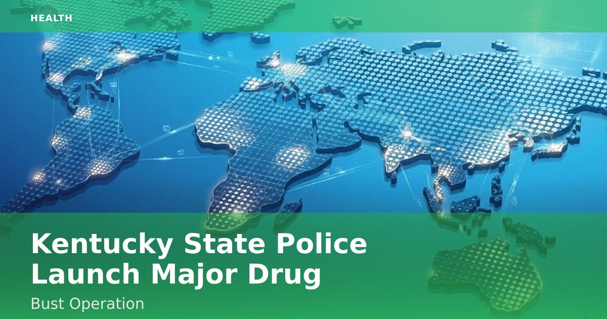 Kentucky State Police Launch Major Drug Bust Operation