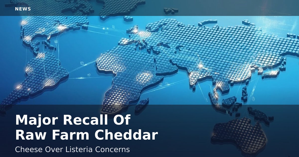 Major Recall Of Raw Farm Cheddar Cheese Over Listeria Concerns