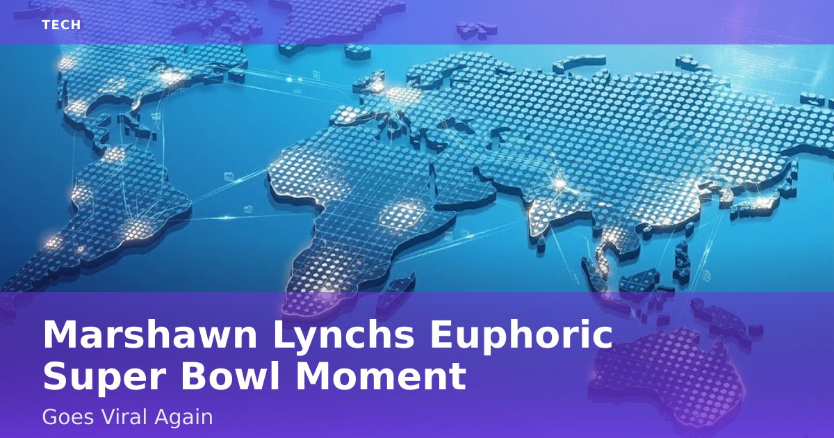 Marshawn Lynch's Euphoric Super Bowl Moment Goes Viral Again