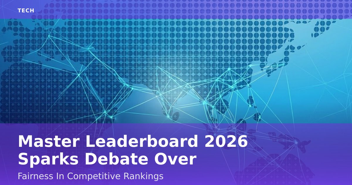 Master Leaderboard 2026 Sparks Debate Over Fairness In Competitive Rankings