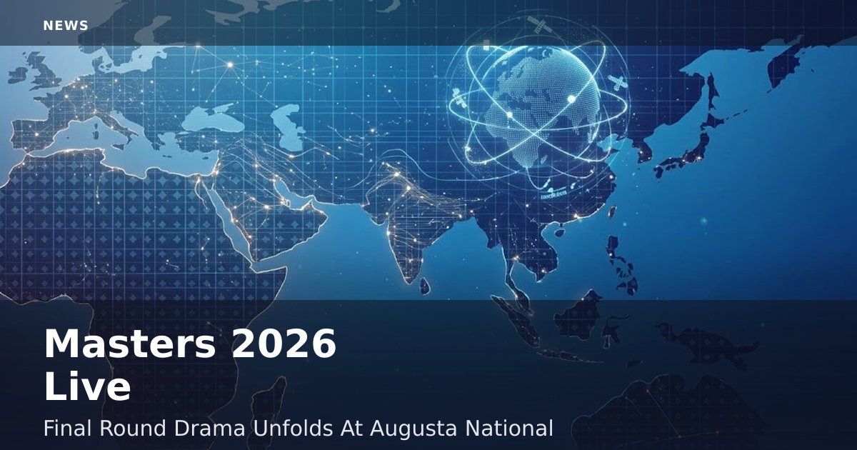 Masters 2026 Live: Final Round Drama Unfolds At Augusta National