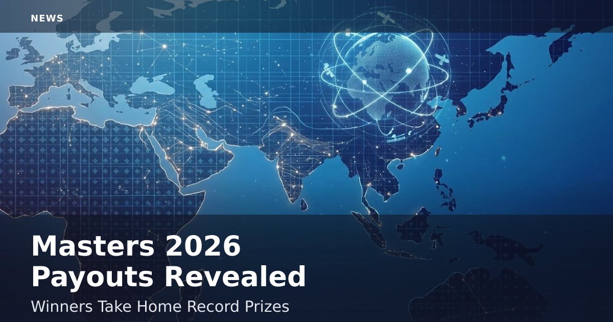 Masters 2026 Payouts Revealed: Winners Take Home Record Prizes