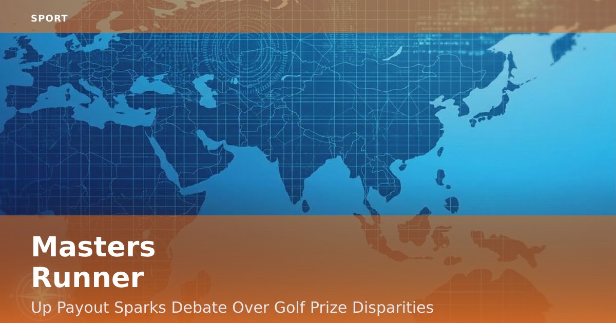Masters Runner-Up Payout Sparks Debate Over Golf Prize Disparities