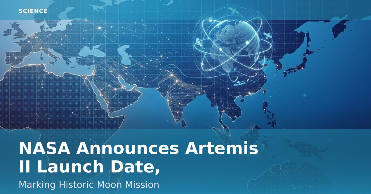 NASA Announces Artemis II Launch Date, Marking Historic Moon Mission