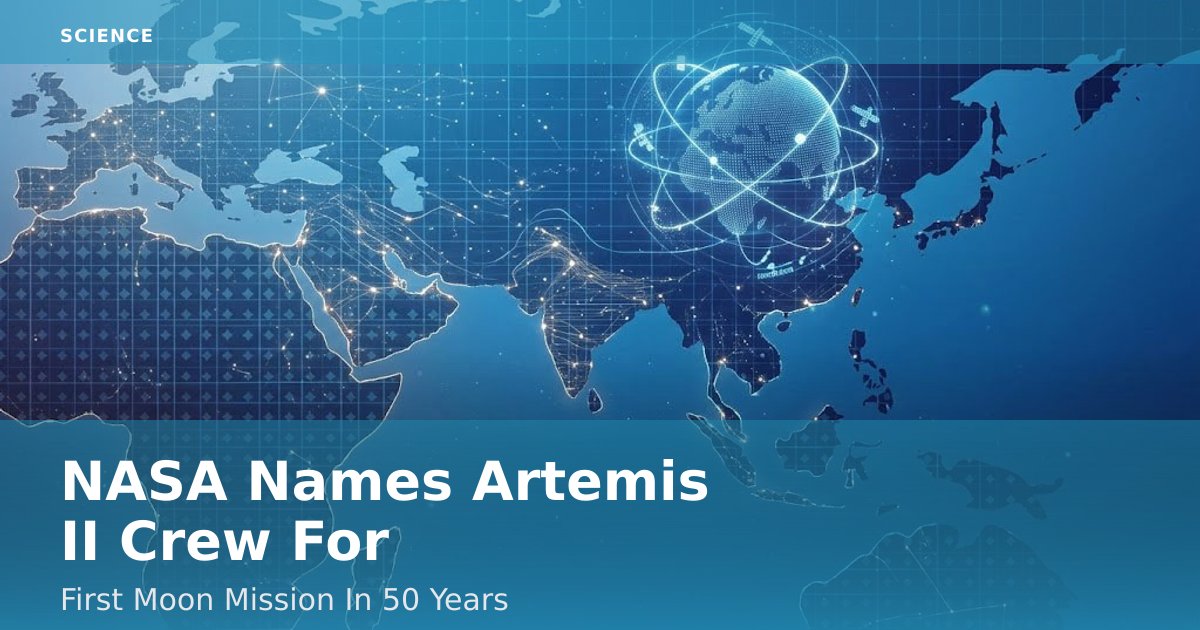 NASA Names Artemis II Crew For First Moon Mission In 50 Years