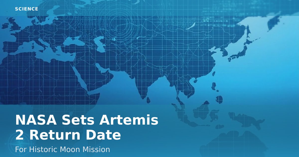 NASA Sets Artemis 2 Return Date For Historic Moon Mission