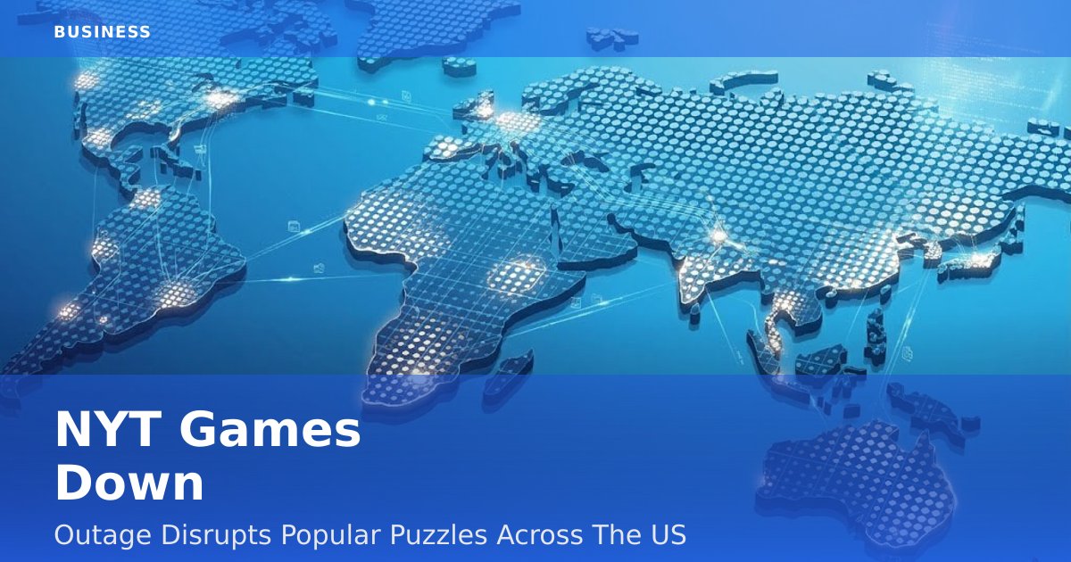 NYT Games Down: Outage Disrupts Popular Puzzles Across The US