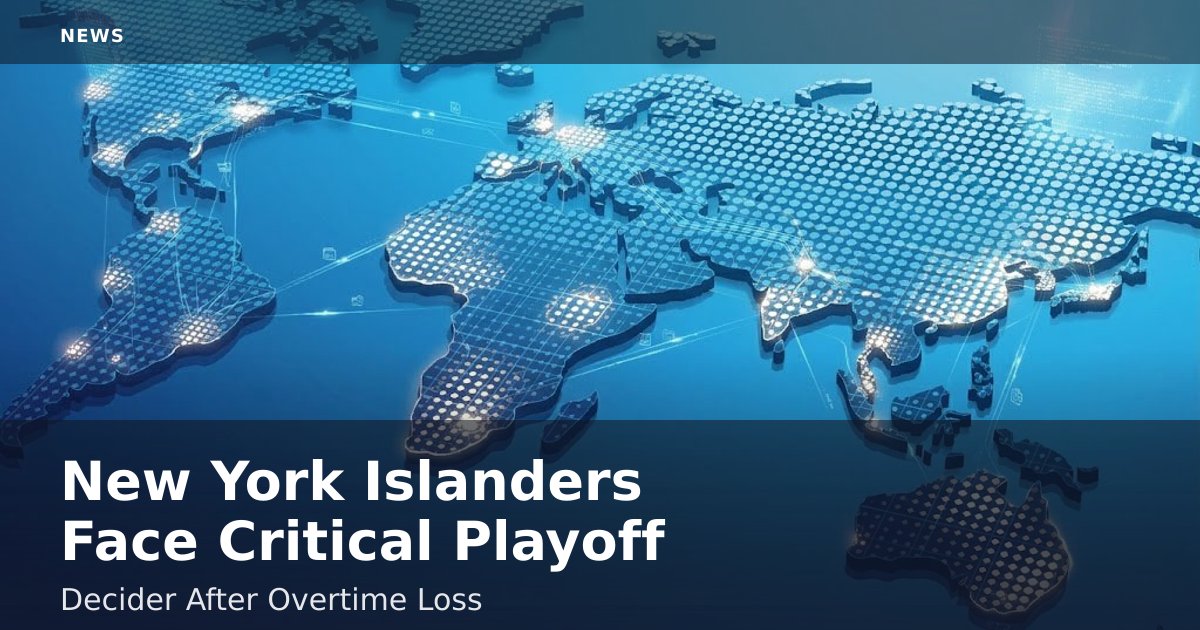 New York Islanders Face Critical Playoff Decider After Overtime Loss