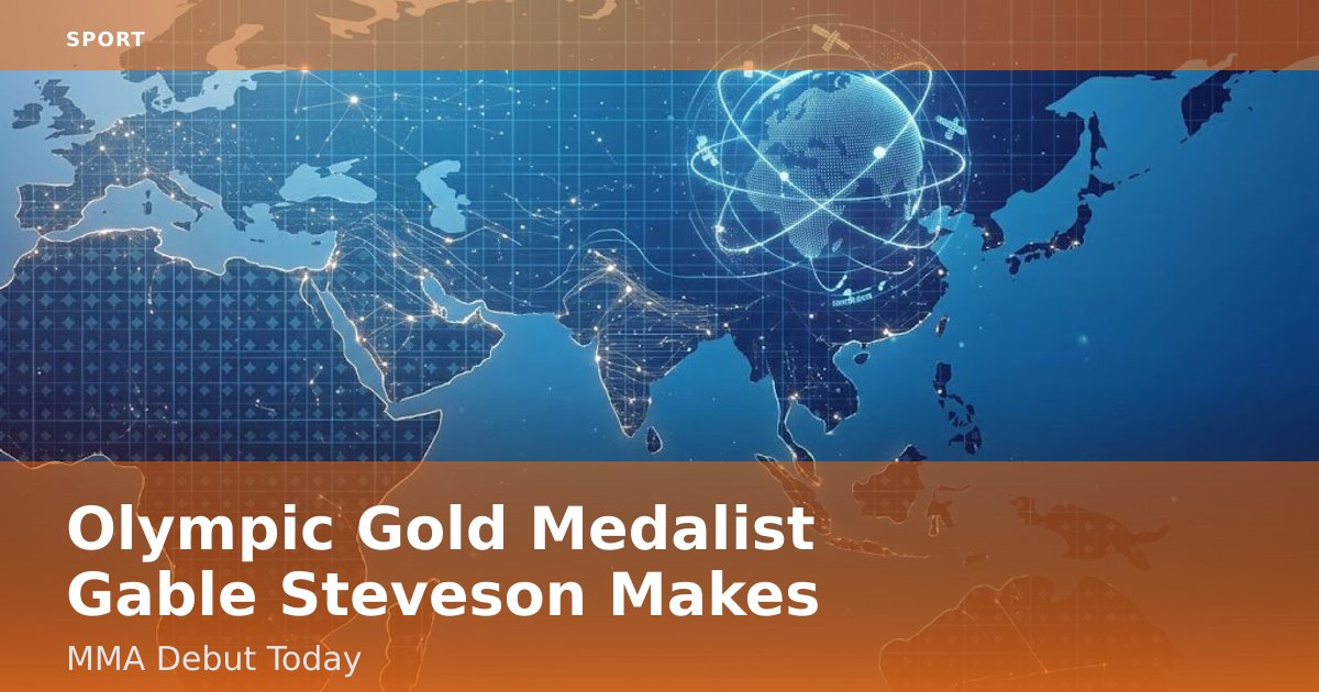 Olympic Gold Medalist Gable Steveson Makes MMA Debut Today
