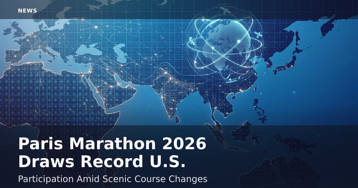 Paris Marathon 2026 Draws Record U.S. Participation Amid Scenic Course Changes