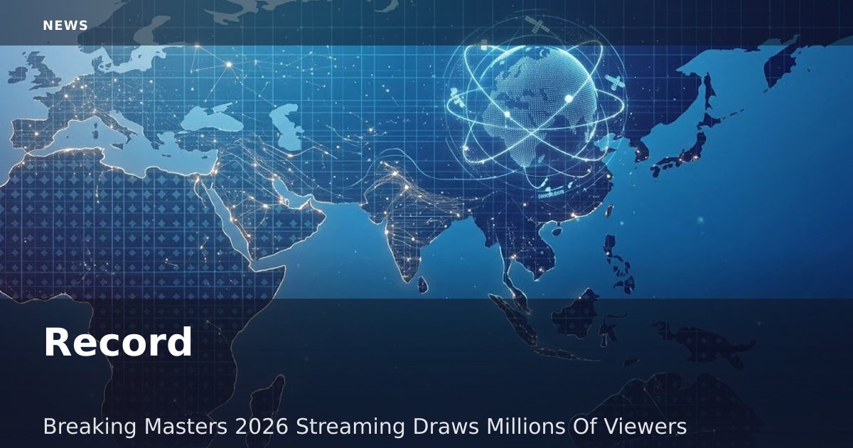 Record-Breaking Masters 2026 Streaming Draws Millions Of Viewers