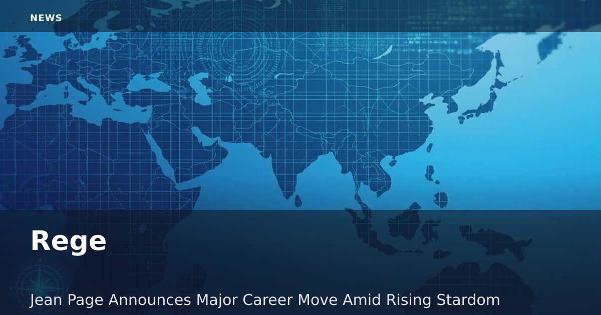 Rege-Jean Page Announces Major Career Move Amid Rising Stardom