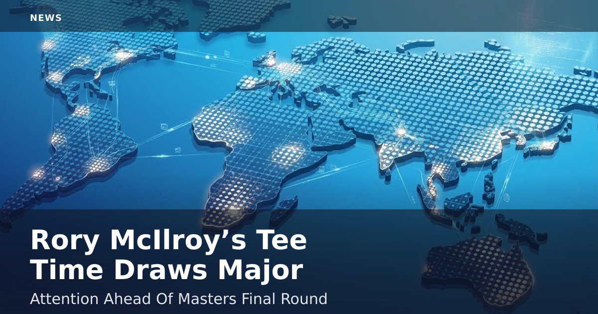 Rory McIlroy’s Tee Time Draws Major Attention Ahead Of Masters Final Round