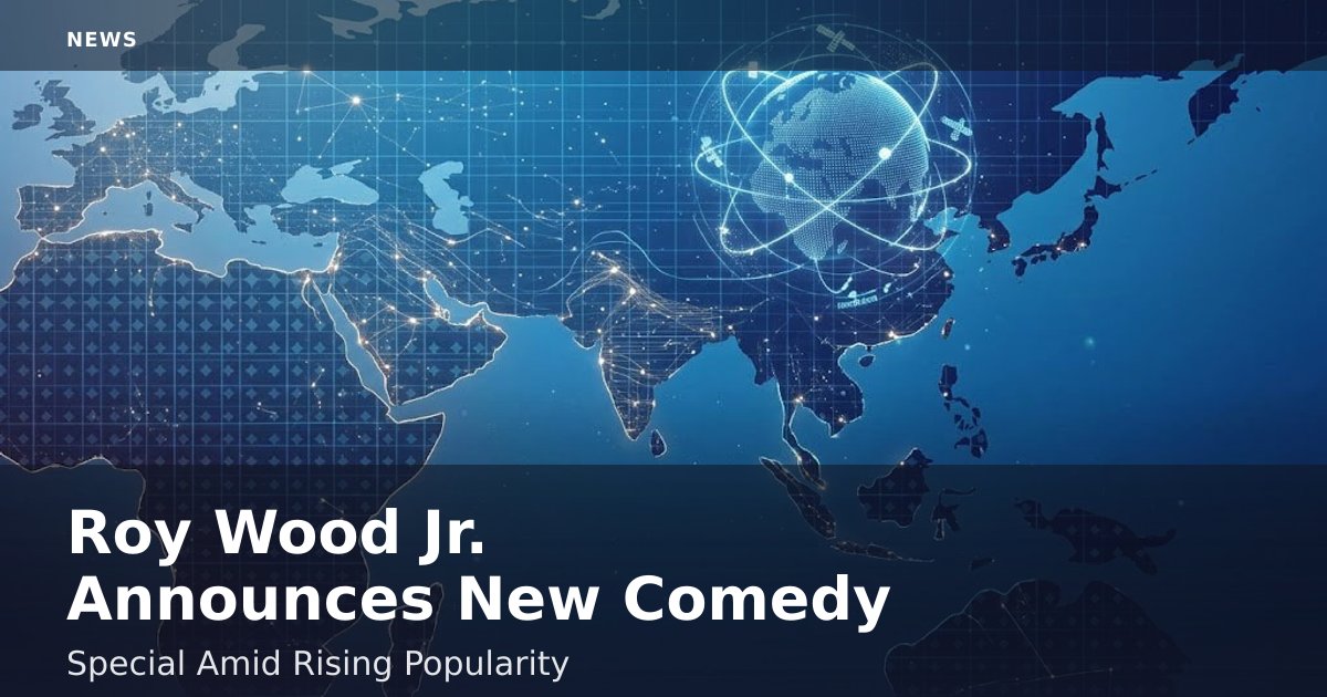 Roy Wood Jr. Announces New Comedy Special Amid Rising Popularity