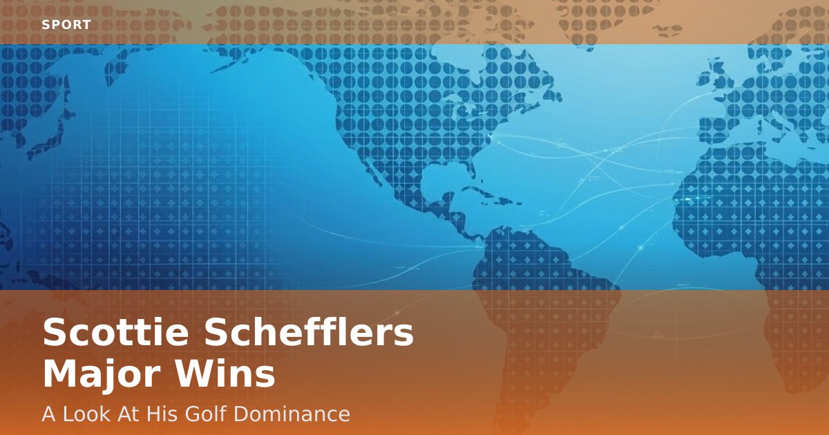 Scottie Scheffler's Major Wins: A Look At His Golf Dominance
