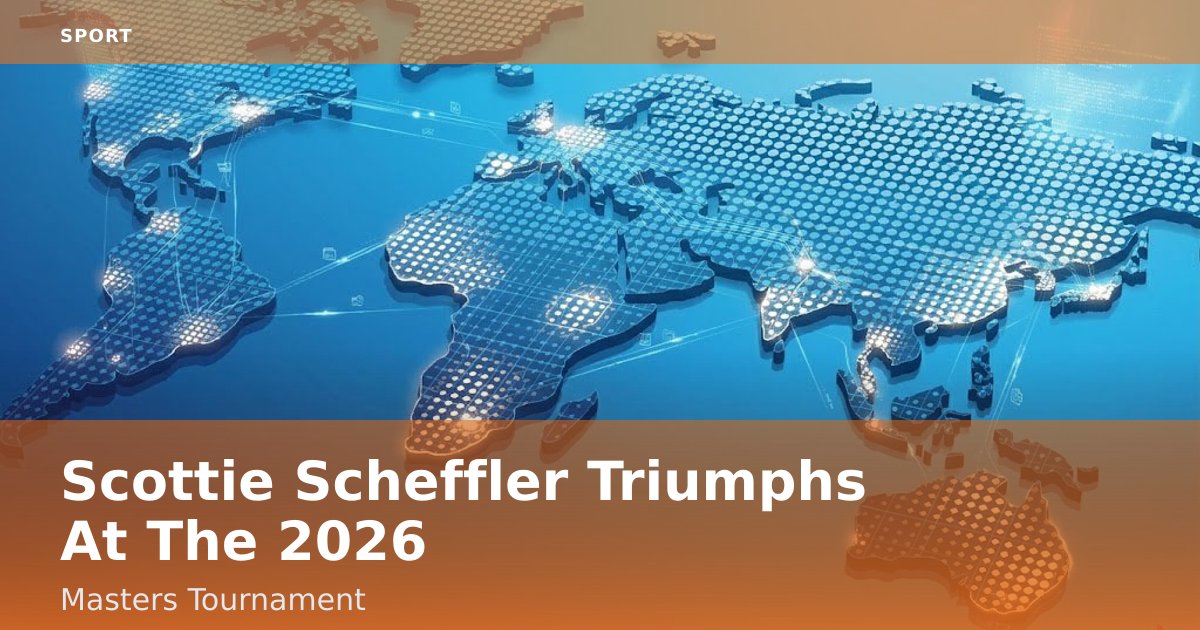 Scottie Scheffler Triumphs At The 2026 Masters Tournament