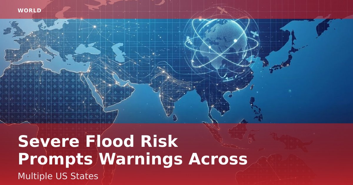 Severe Flood Risk Prompts Warnings Across Multiple US States