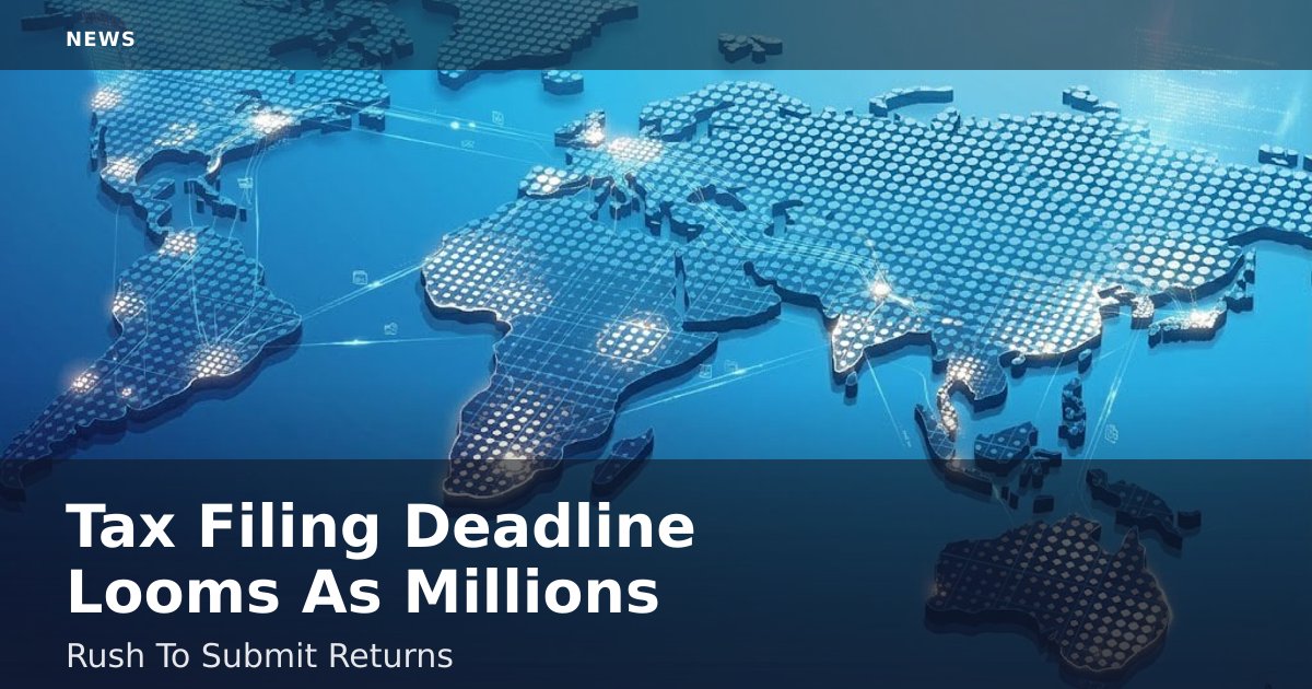 Tax Filing Deadline Looms As Millions Rush To Submit Returns