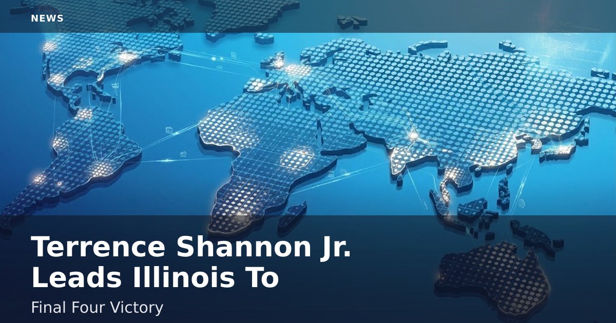 Terrence Shannon Jr. Leads Illinois To Final Four Victory