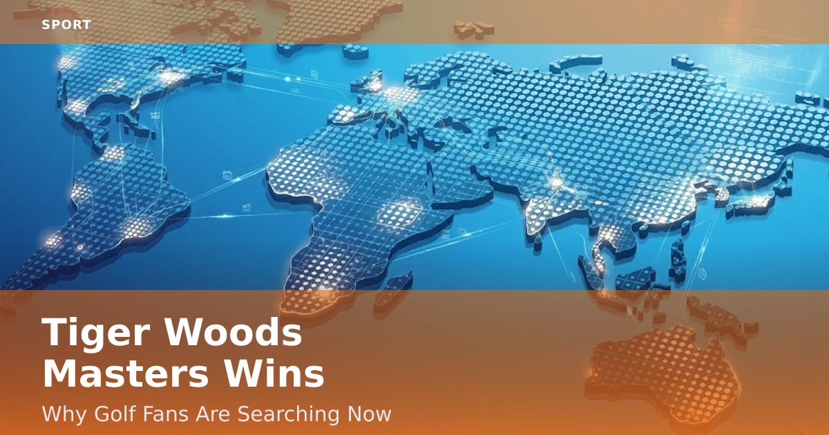 Tiger Woods' Masters Wins: Why Golf Fans Are Searching Now