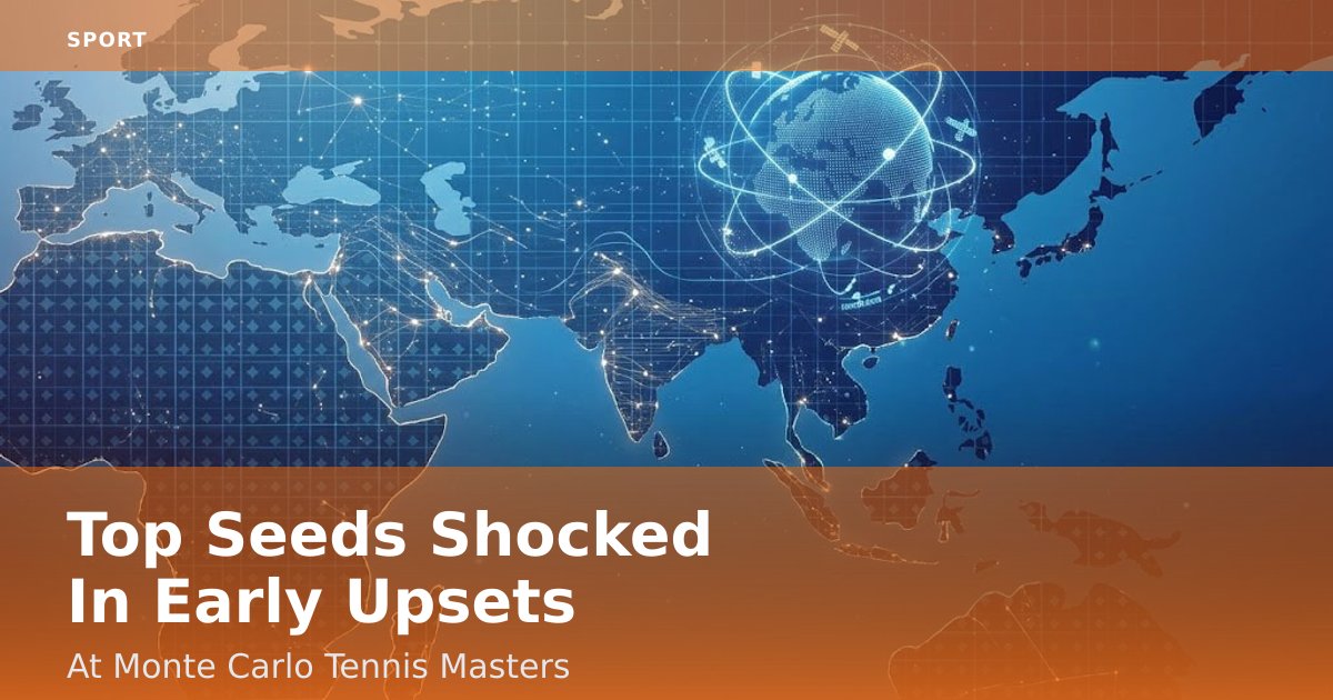 Top Seeds Shocked In Early Upsets At Monte Carlo Tennis Masters