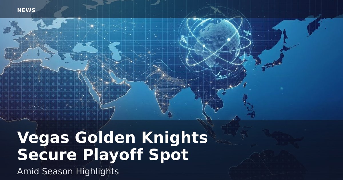 Vegas Golden Knights Secure Playoff Spot Amid Season Highlights