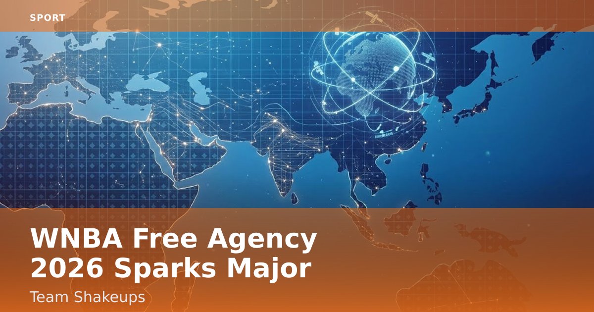 WNBA Free Agency 2026 Sparks Major Team Shakeups